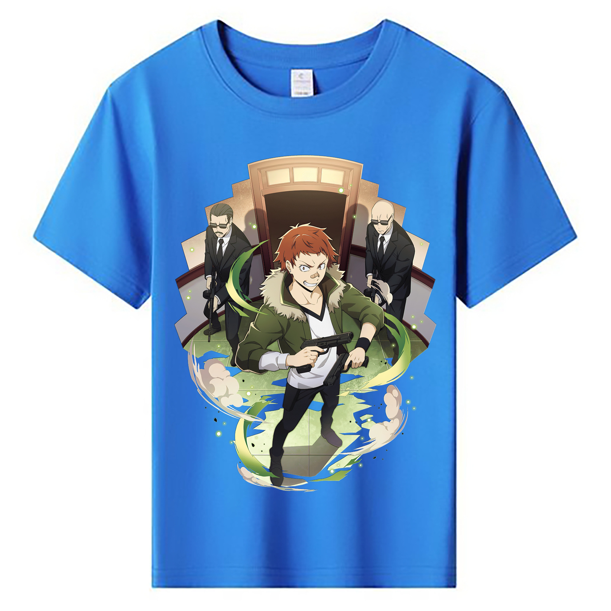 （画像用） 文豪ストレイドッグス Bungo Stray Dogs 綿100％キッズTシャツ（フロントプリント）